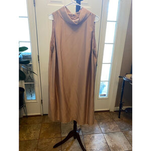 TALBOTS MAUVE SILK DRESS SIZE 16W